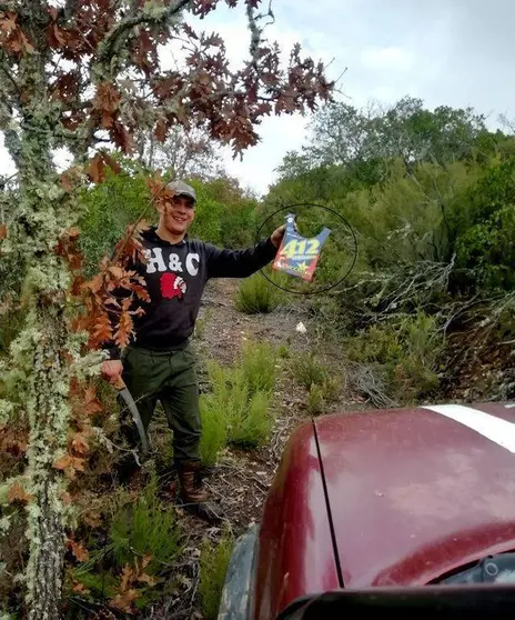 Revisando la ruta RaidTT, en la pista de los hurones, se encontr&oacute; un  n&uacute;mero cu&aacute;druple trasero (412 A. Blanco) que ciertamente perdi&oacute; en la edici&oacute;n del a&ntilde;o pasado.