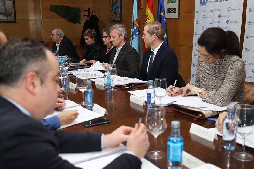 El vicepresidente de la Xunta, Alfonso Rueda, presidió hoy la reunión del Patronato de la Fundación Semana Verde, en la que se presentó el presupuesto para 2020, que asciende a más de 2,5 M€.