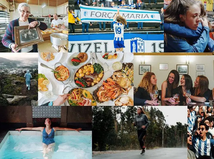 Escenas del vídeo promocional turístico de Vizela. 