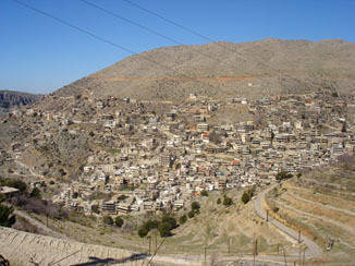 Kfer Kellah a los pies de los Altos del Golán, paralelo a la Blue Line, que separa Líbano de Israel. J.V. MOURE RIVERA.