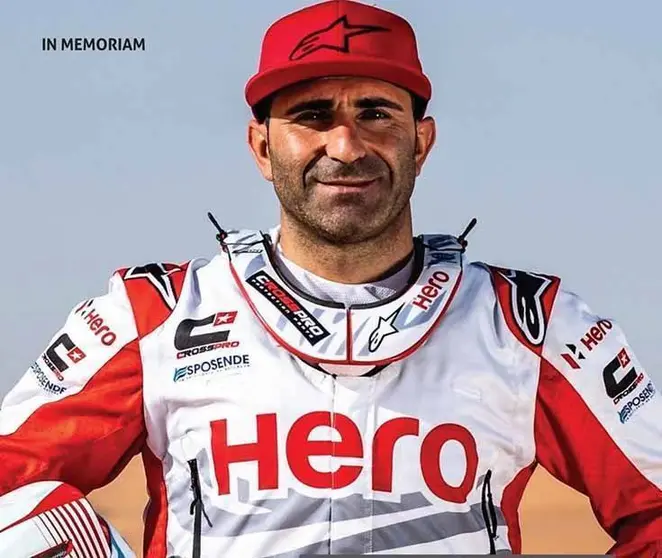 El piloto fallecido Pedro Gonçalves. 