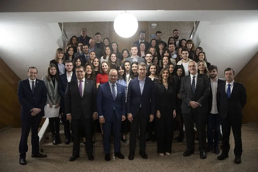 Autoridades e premiados fin de carreira.