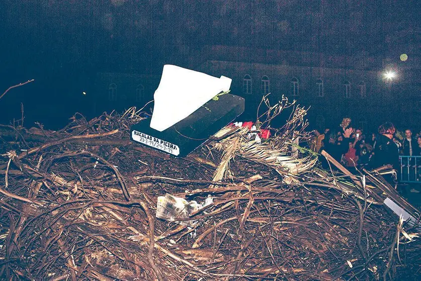 Enterro do Bacallau o ano pasado. 