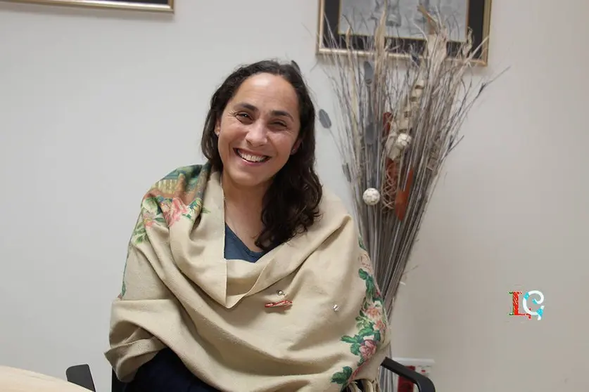 María del Himalaya, en Vigo, el pasado mes de febrero, en el colegio san José de Cluny. 