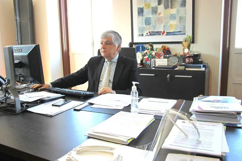 Fernando Nogueira, alcalde de Vila Nova de Cerveira. 