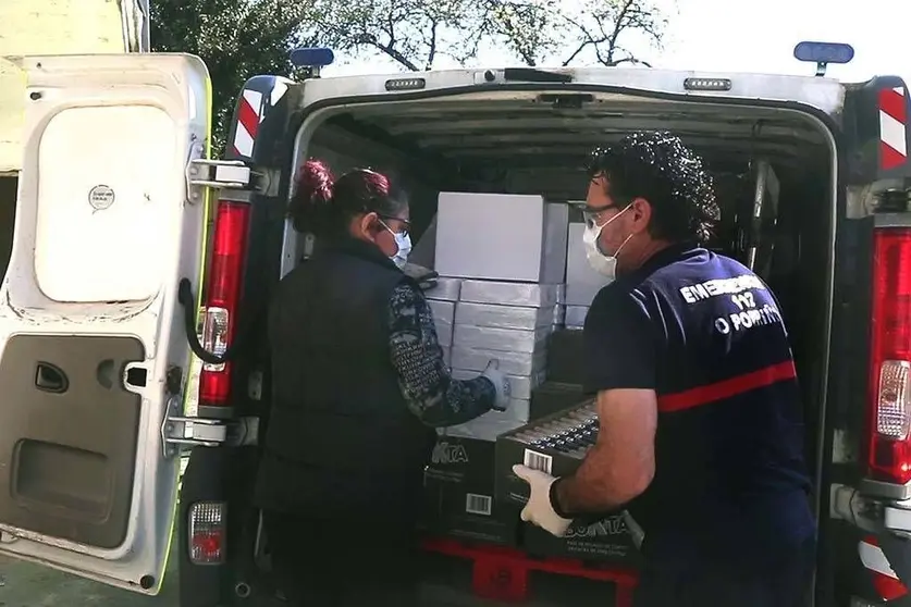 Novas achegas de alimentos de empresas da contorna para socorrer ao aumento de familias en risco de exclusión.