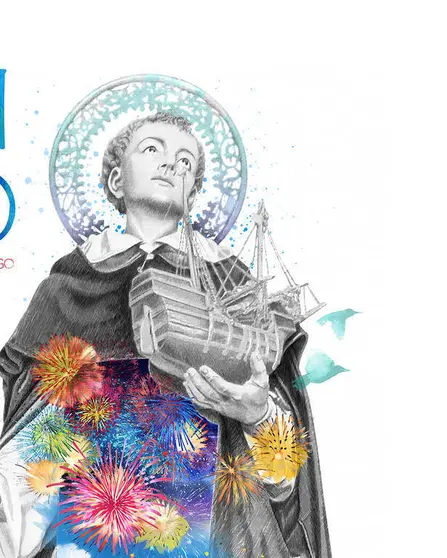 Fragmento do cartel anunciador. 