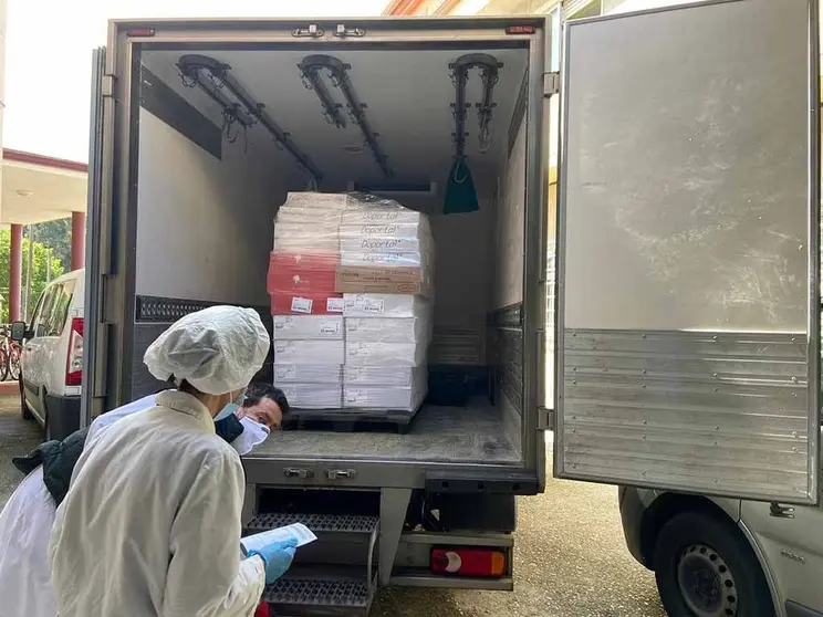 Portalconsa repartiu a súa doazón entre o centro de EVD en Petelos e 11 comedores sociais.