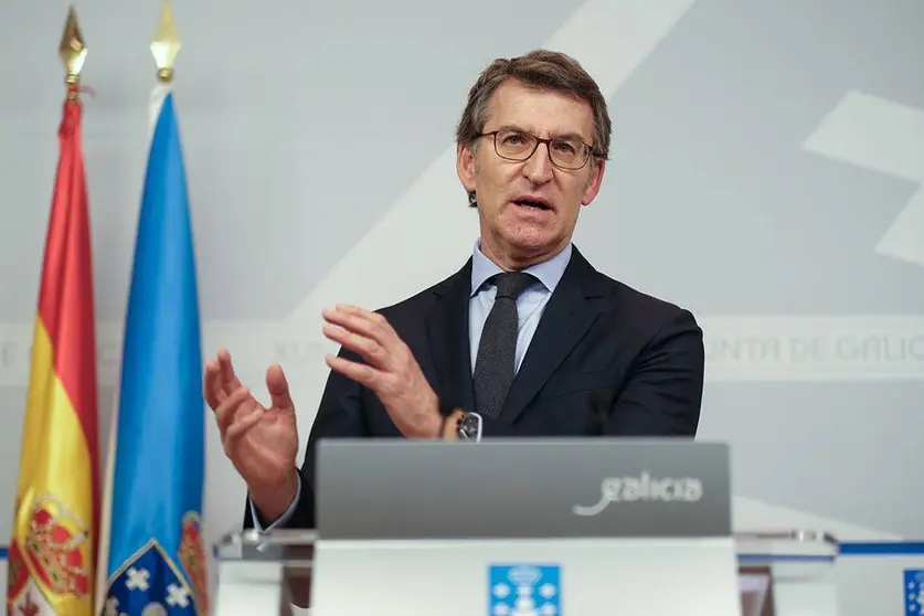 El presidente del Gobierno gallego dio cuenta hoy de la situación actual con respecto al coronavirus.