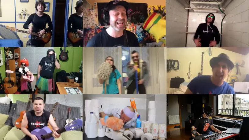 Dez mil reproducións nunha hora, o tema musical “Estou na corentena” revoluciona as redes sociais.