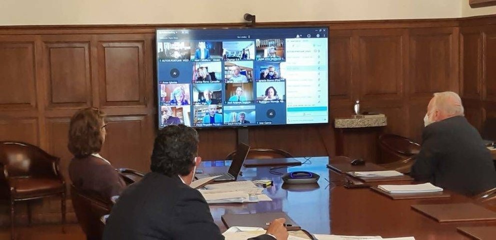 El Consejo de Administración de la Autoridad Portuaria de Vigo se celebró esta mañana por videoconferencia