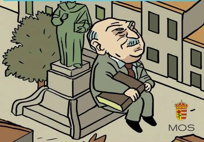 Fragmento do cartel conmemorativo. 