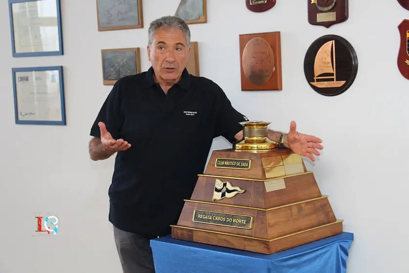 Enrique Tostado, presidente del Club Náutico de Sada. 