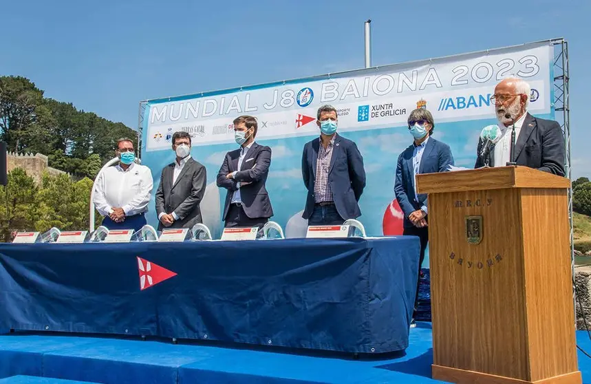 Presentación del Mundial J80 Baiona 2023. Foto © ROSANA CALVO.