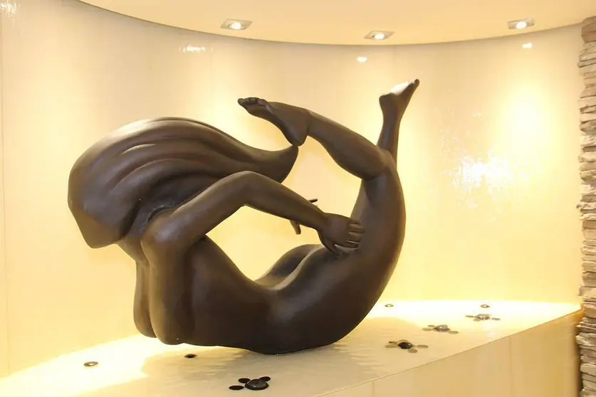 Escultura del crucero MSC Preciosa. ROBERTO LEDO. 