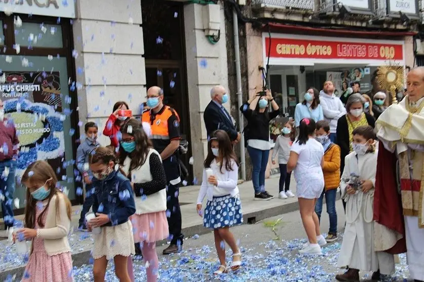 Una imagen de la procesión de este año 2020. ARCHIVO. 