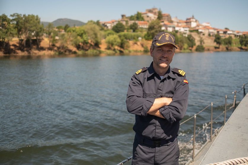 El Comandante Naval del Miño, Juan Diaz. ARCHIVO. 
