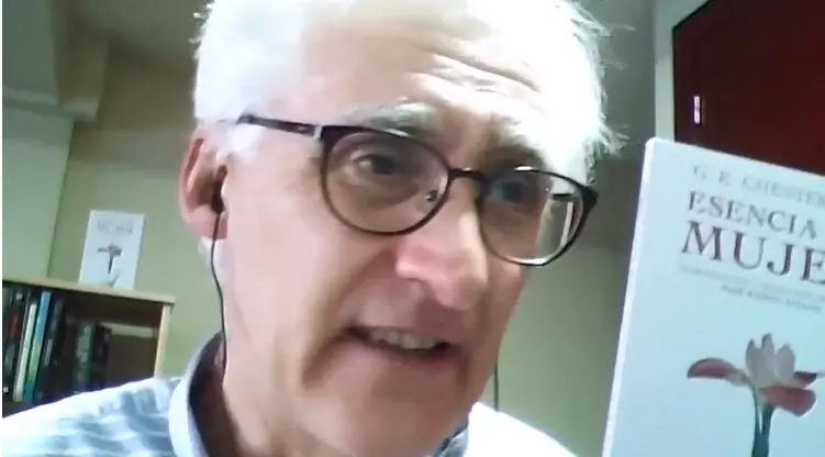 José Ramón Ayllón durante la entrevista por videollamda. 