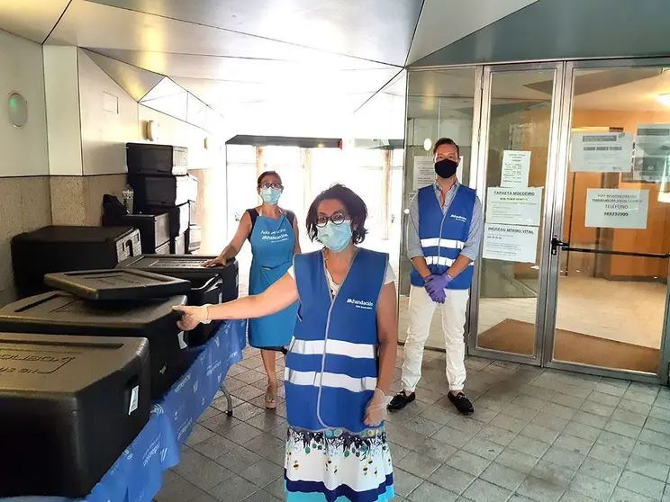 Gracias al programa 'Cubertos' se reparten más de 280 menús diarios.