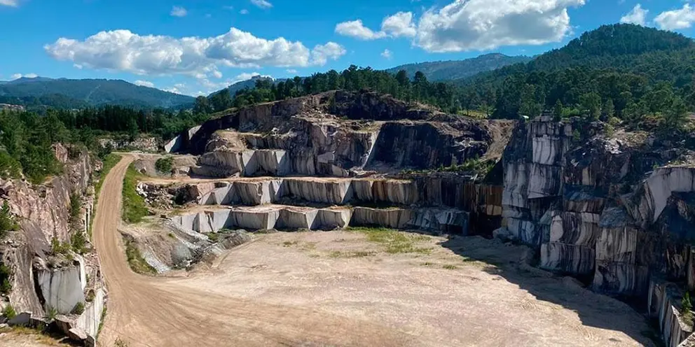 Canteira de Vilafría en restauración. 