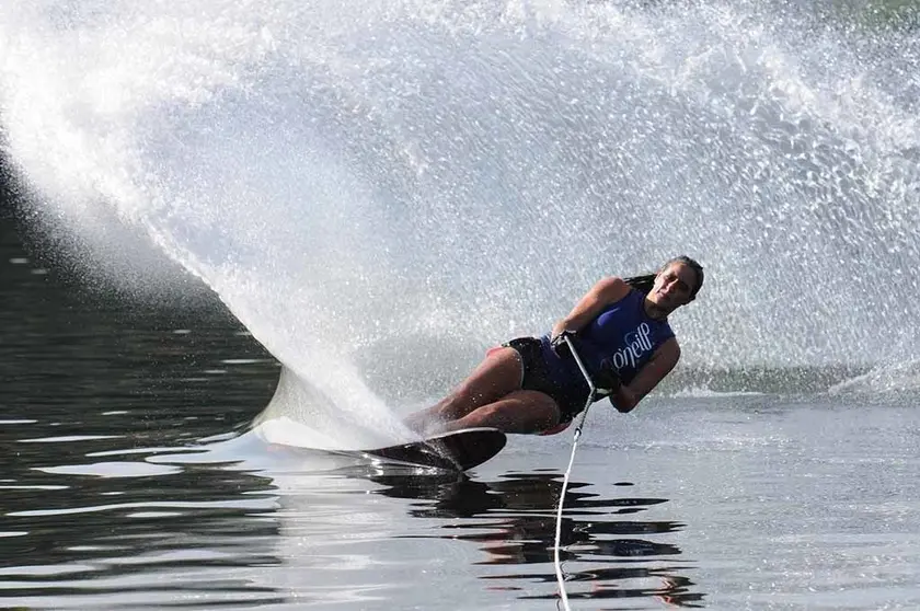  La viguesa campeona de España de Slalom Sub21 Silvia Pequeño. JACOBO PEREIRA.