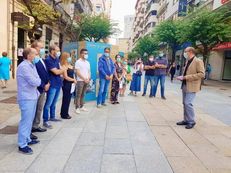 Inauguración da exposición itinerante sobre Domingo de Andrade en Ourense.