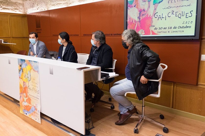  O director da Agadic, Jacobo Sutil, participou na rolda de prensa de  presentación do Festival Galicreques. 