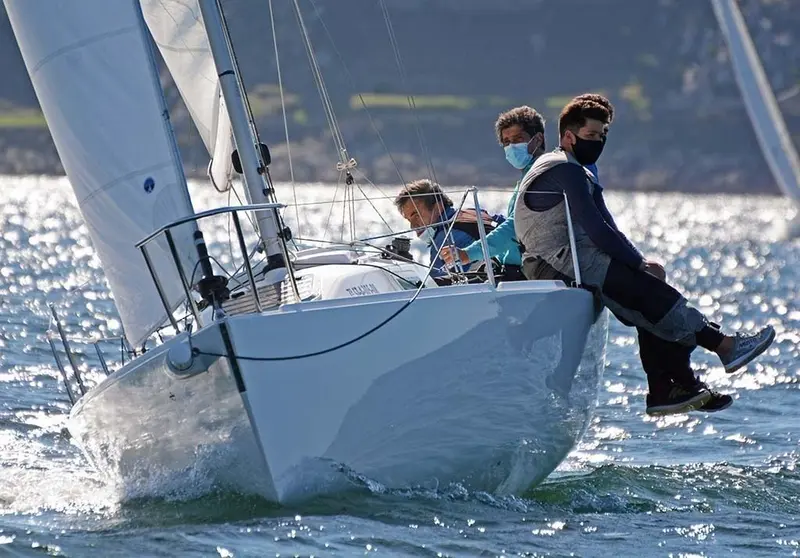 El Okofen de Javier de la Gándara firmó un pleno de tres victorias en las tres pruebas celebradas. JOSÉ RAMÓN LOURO. 