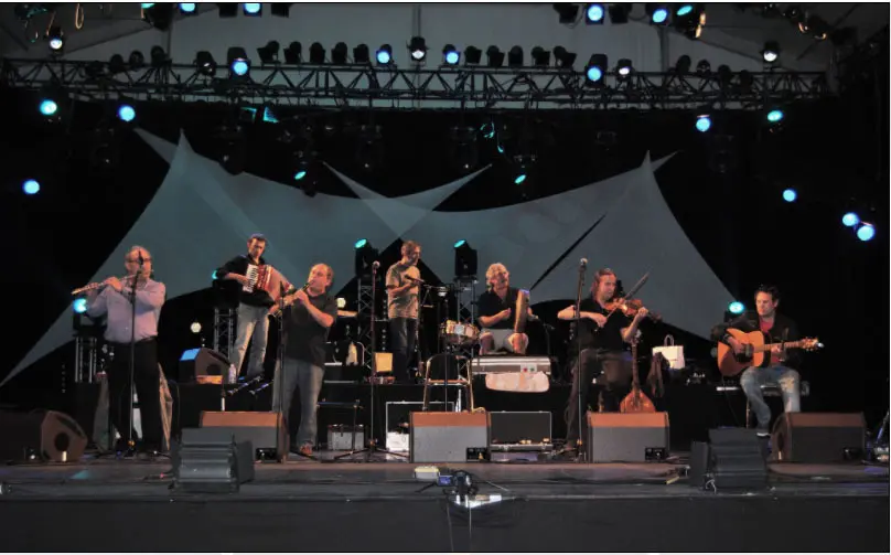 Milladoiro en el Festival de Loirent. ARCHIVO. 