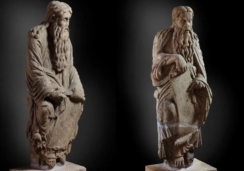 Las figuras de Abraham e Isaac disfrutan de la máxima protección gracias a su declaración BIC por parte de la Xunta en 2019, lo que obliga a los titulares a informar previamente de cualquiera traslado y de las condiciones de conservación y seguridad.