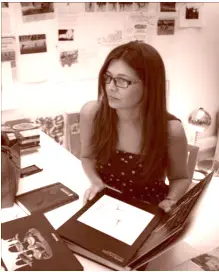 Alexandra Sumasi, periodista gastronómica.