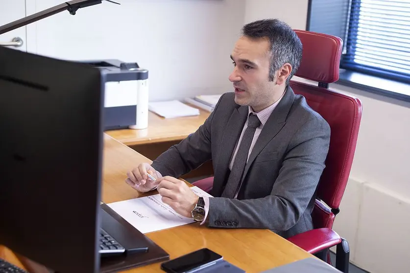 El director del Igape, Fernando Guldrís, participó en una jornada en línea organizada en colaboración con la plataforma exportadigital.es.