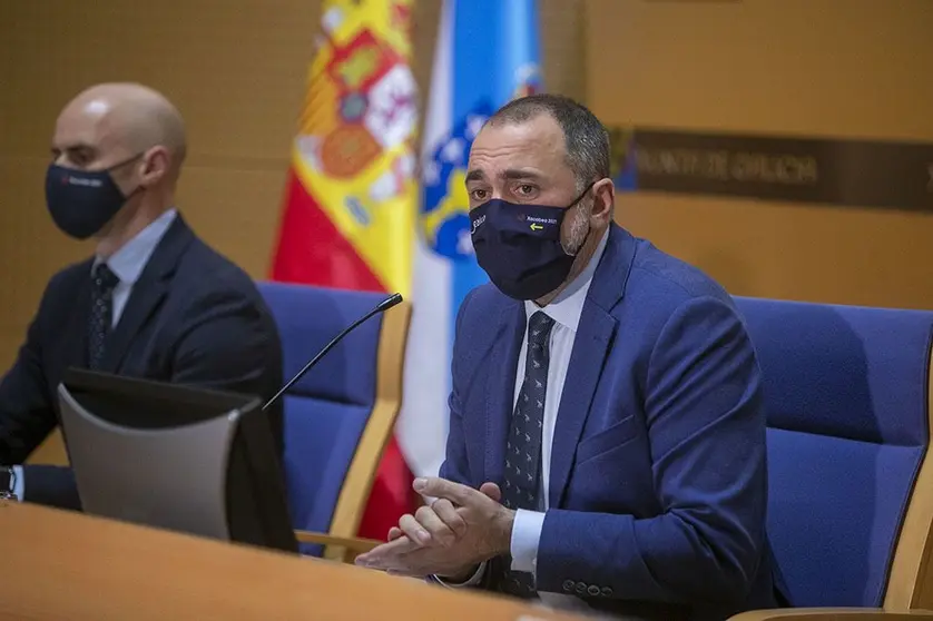 El conselleiro de Sanidade, Julio García Comesaña.