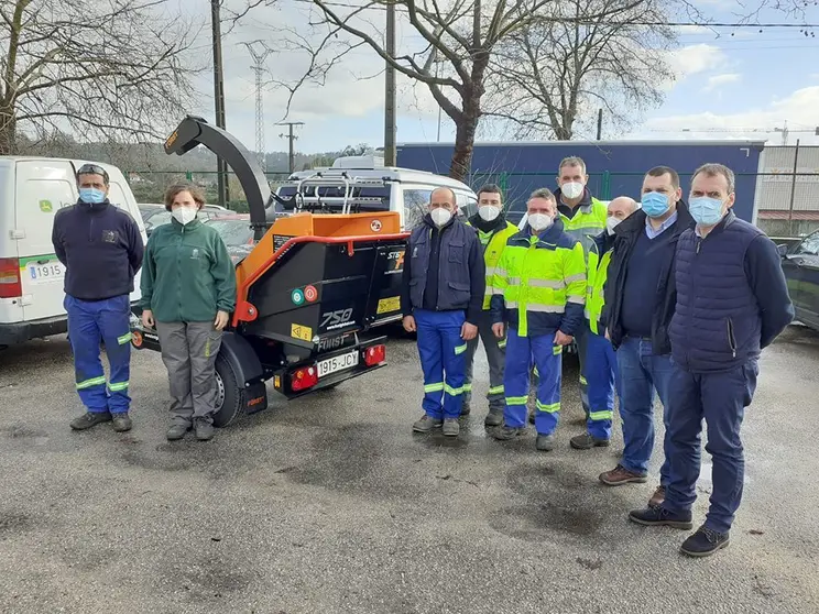 Unha das actuacións financiadas coa achega da Xunta destinada ao fomento da compostaxe municipal.