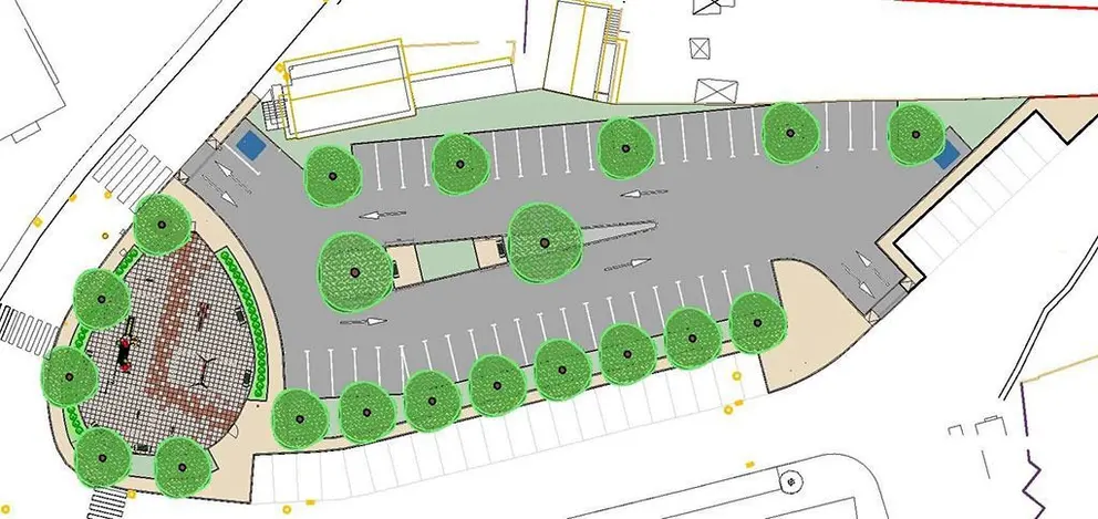 Intervenção urbanística engloba pavimentação, infraestruturas de águas pluviais, infraestruturas de eletricidade pública, instalação de parque infantil, espaços verdes e área de estacionamento para 41 viaturas, mais 2 lugares especiais.