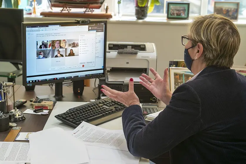 La conselleira del Mar mantuvo una reunión por videoconferencia con diputados españoles de la Comisión de Pesca del Parlamento Europeo.