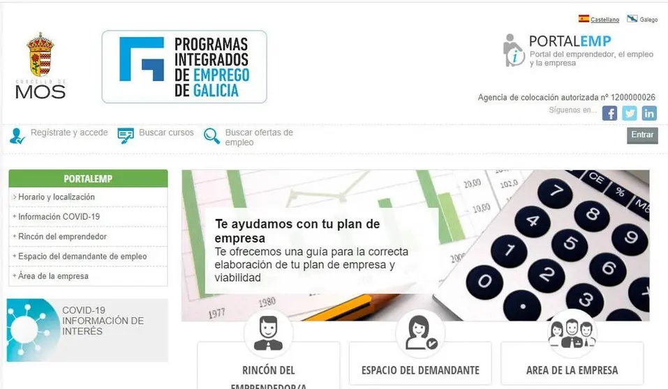 No novo portal municipal da Axencia de Colocación, crúzanse as demandas curriculares para os postos vacantes cos perfís laborais dos demandantes, de xeito que o proceso de selección se fai un modo máis eficaz e eficiente.