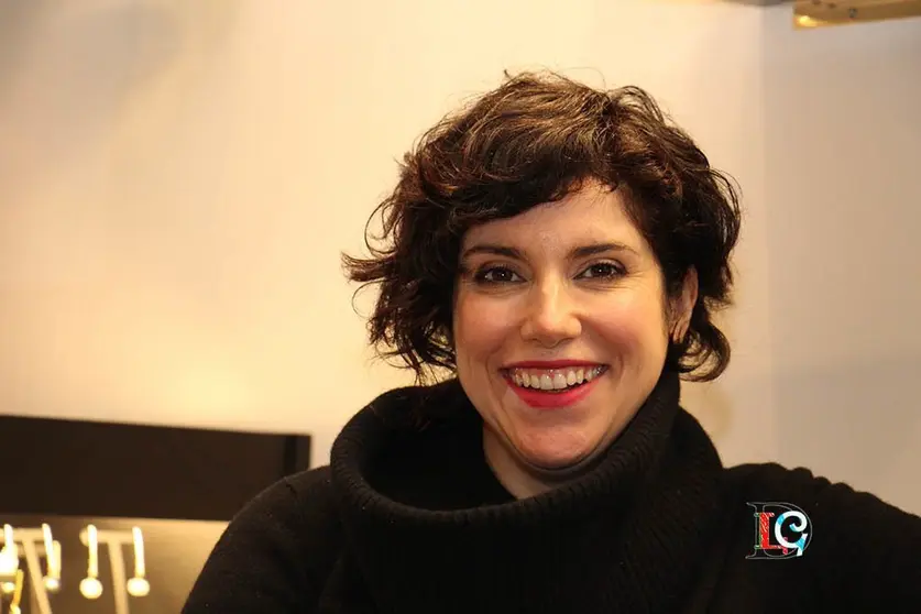 Katuxa Platero, en su tienda de Santiago de Compostela. 