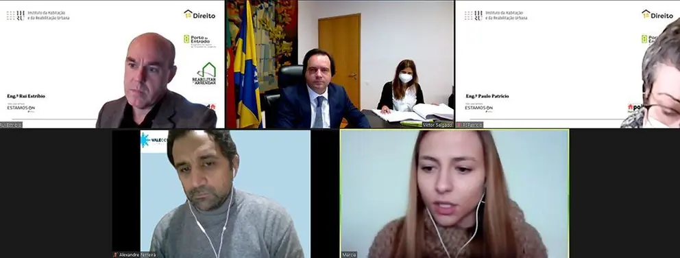 o Presidente da Câmara Municipal reuniu com o IHRU - Instituto da Habitação e da Reabilitação Urbana.