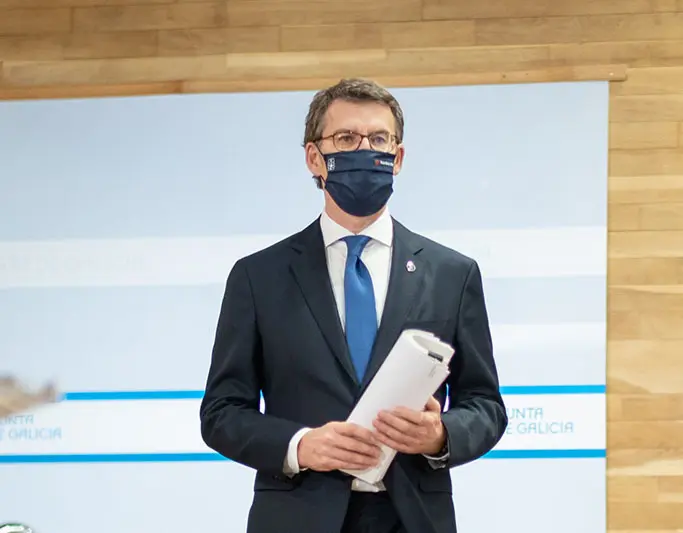 Alberto Núñez Feijóo, presidente de la Xunta de Galicia. 