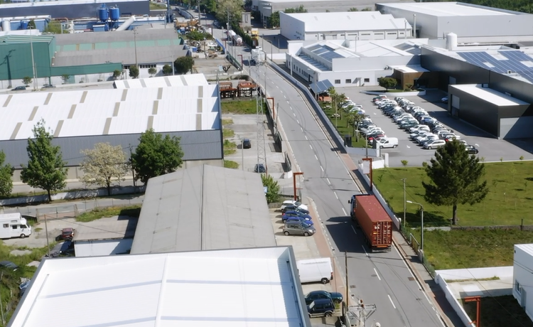 Zona Industrial de Cerveira. 