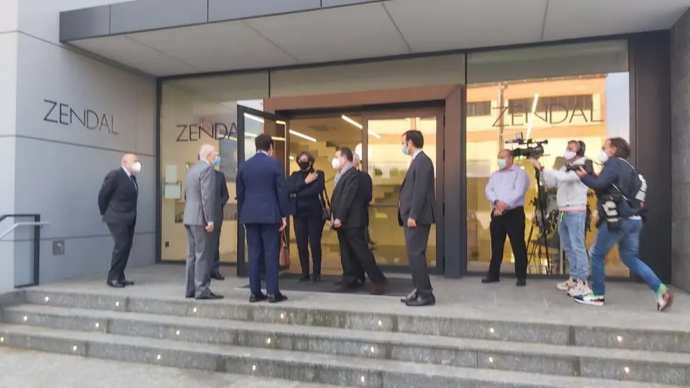 Instalacións de Biofabri, do Grupo Zendal, no Porriño. . 