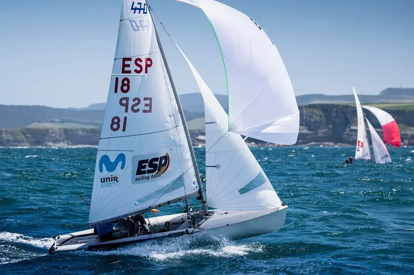 470 Femenino.- Silvia Mas y Patricia Cantero. MARÍA MUIÑA/RFEV 