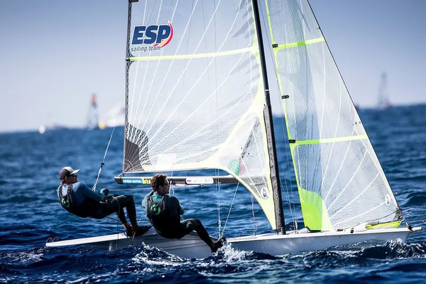 49er.- Diego Botín y Iago López-Marra. MARÍA MUIÑA/RFEV.