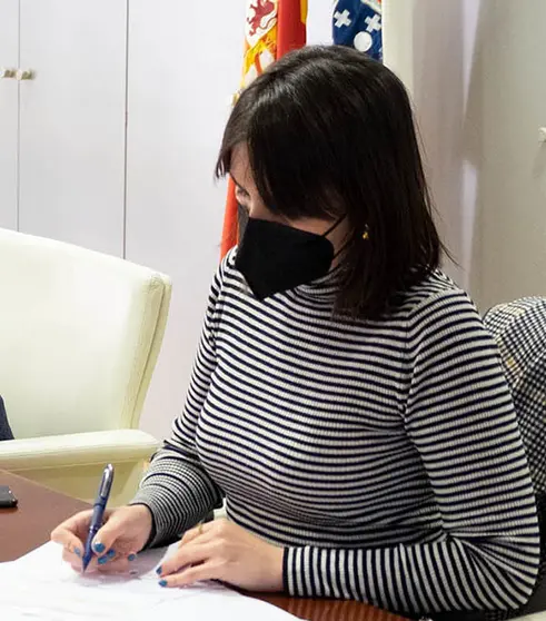 La conselleira de Empleo e Igualdad, María Jesús Lorenzana.