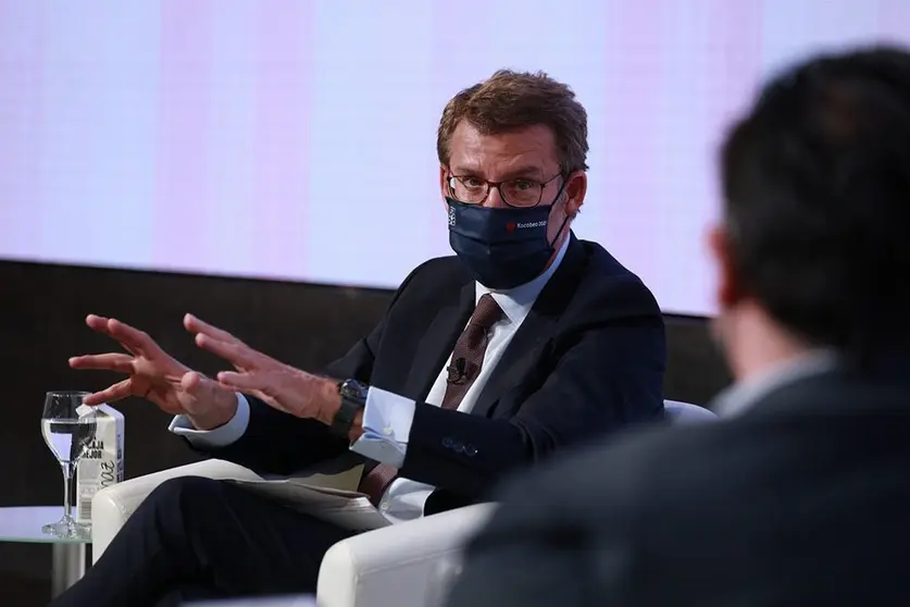 El presidente de la Xunta particip&oacute; en el simposio Wake up, Spain!, organizado por El Espa&ntilde;ol, Invertia y D+I.