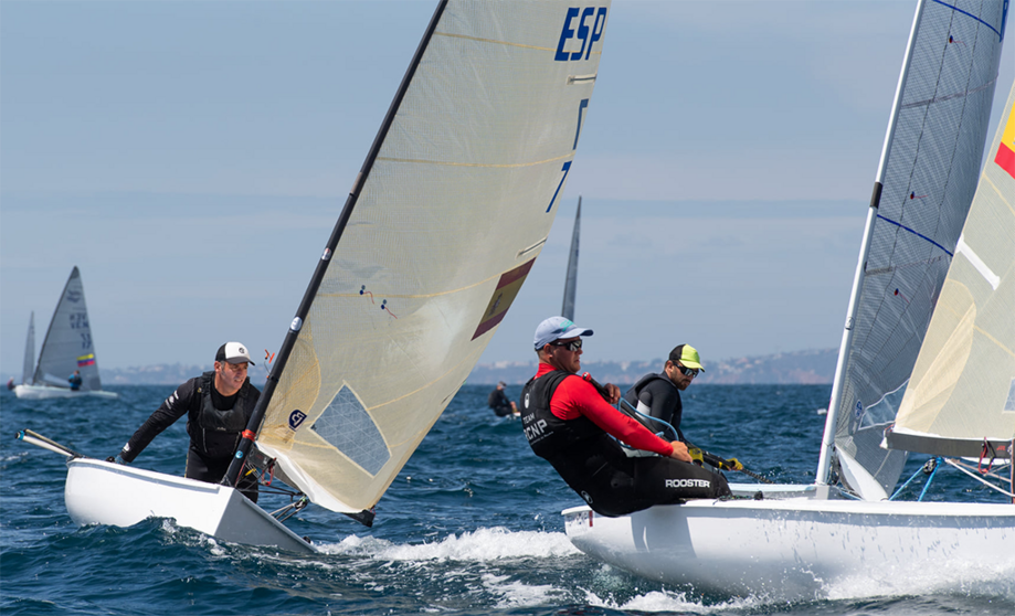 Campeonato de Europa de Finn.- Joan Cardona y Alejandro Muscat. JOAO COSTA/OSGA FOTO 