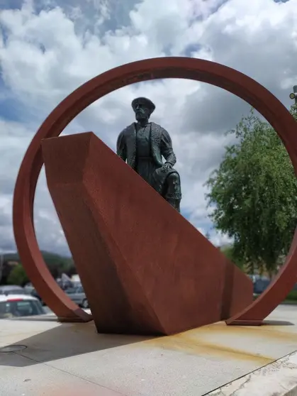 Estatua de Fernão de Magalhães, em Ponte da Barca. 