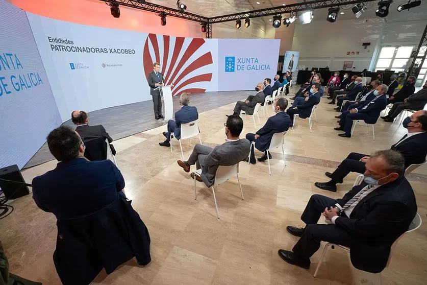 Feijóo agradece a implicación de todas as empresas de diferente tipo, tamaño e condición que xa forman parte dos patrocinadores deste “proxecto colectivo”, a través dunha inxección de máis de 20 millóns de euros.