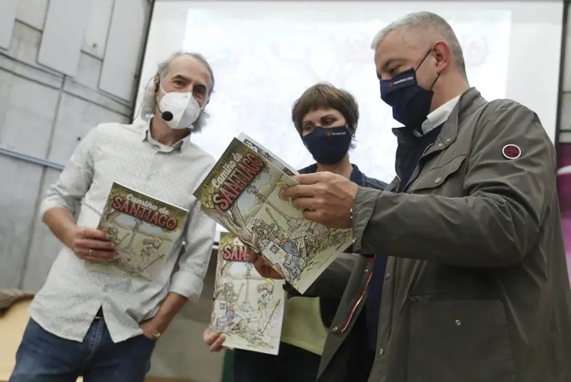 'Camiño de Santiago. A aventura xacobea de Simón Martel', obra de Fausto Isorna.